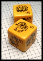 Dice : Dice - Divination Dice - Zodiac Dice Game by Unknow - Ebay Sept 2015